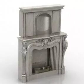 Fireplace 3d model
