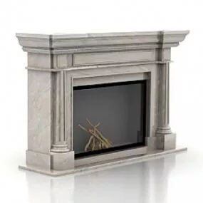 Fireplace 3d model