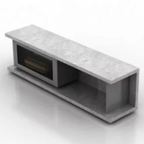 Fireplace 3d model