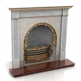 Fireplace 3d model