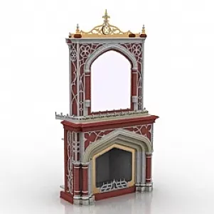 Metal Chimney Building 3d model
