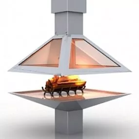 Fireplace 3d model