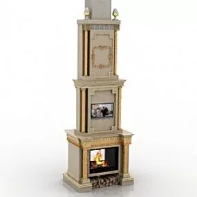 Fireplace 3d model