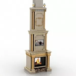 Fireplace 3d model Fireplace 3d model