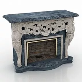 Fireplace 3d model