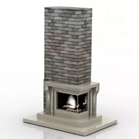 Fireplace 3d model