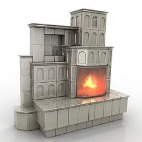 Fireplace 3d model