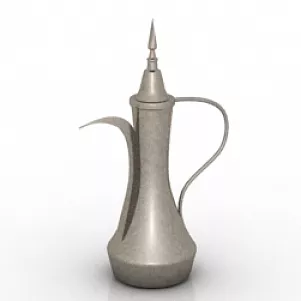 Lines Pattern Jug Vase 3d model