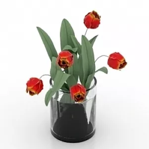 Flowers 3d model Flowers 3d model