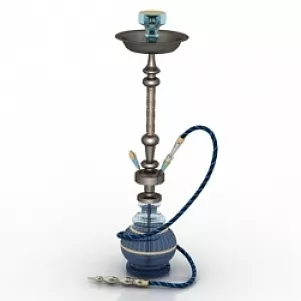 Hookah 3d model Hookah 3d model