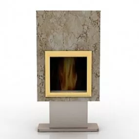 Fireplace 3d model