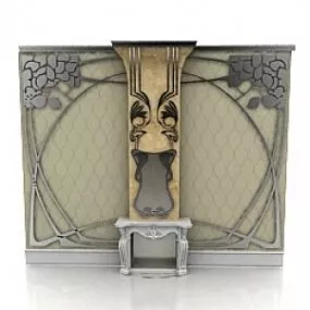 Decoration Fireplace 3d model