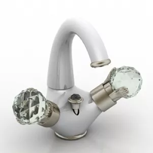 Single Bath Faucet 3d model