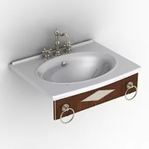 Old Style Sink 3d model