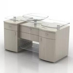 Simple Industrial Sink 3d model