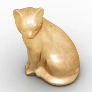 Cat Figurine 3d model Cat Figurine 3d model