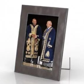 Leather Frame 3d model