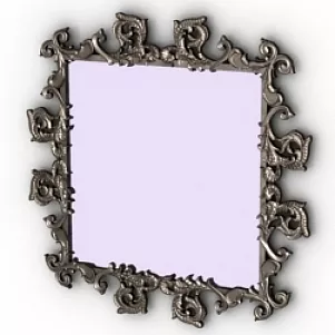 Mirror Decoration 3d model Mirror Decoration 3d model