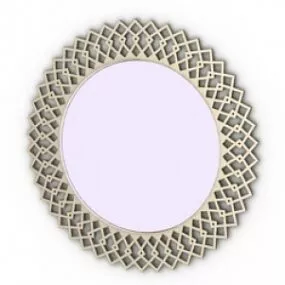 Round Mirror 3d model