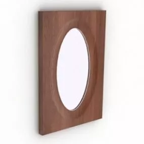 Ellipse Frame Mirror 3d model