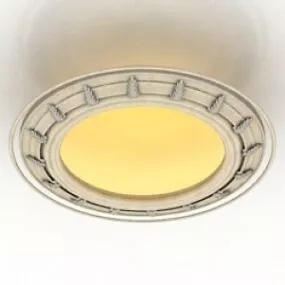 Round Ceilling Lamp 3d model
