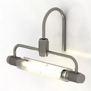 Sconce Lamp Minimalist Rectangular Shade 3d model