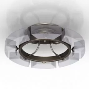 Glass Round Luster 3d model