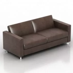 Leather Sofa 3d model