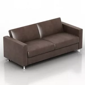 Leather Sofa 3d model Leather Sofa 3d model