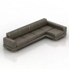Long Sofa 3d model