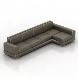 Long Sofa 3d model Long Sofa 3d model