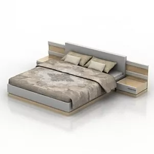 Bed 3d model Bed 3d model
