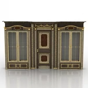 Product Glasscase Rack For Market 3d model