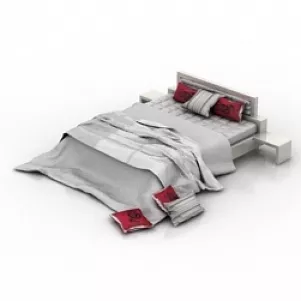 Bed 3d model Bed 3d model