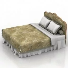 Double Bed 3d model