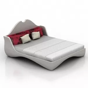 Bed 3d model Bed 3d model