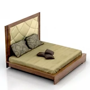 Bed 3d model Bed 3d model