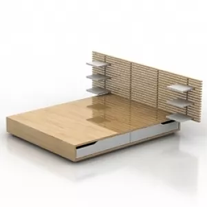 Bed 3d model Bed 3d model