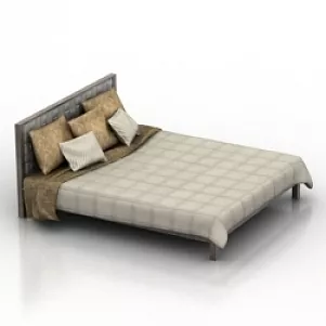 Bed 3d model Bed 3d model