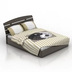 Bed 3d model Bed 3d model