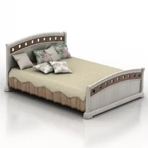 Bed 3d model Bed 3d model