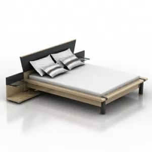 Bed 3d model Bed 3d model