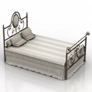 Bed 3d model Bed 3d model
