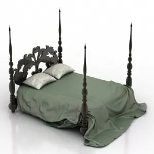 Bed 3d model Bed 3d model