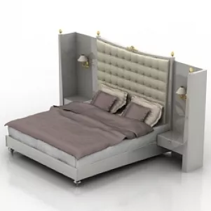 Bed 3d model Bed 3d model