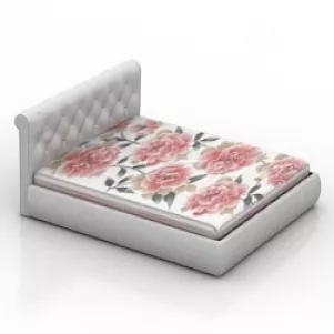 Bed 3d model Bed 3d model