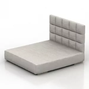 Bed Meridiani Bardot 3d model Bed Meridiani Bardot 3d model