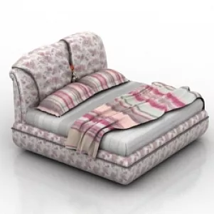 Bed Turri 3d model Bed Turri 3d model