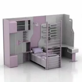 Bed Childroom 3d model