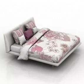 Double Bed 3d model